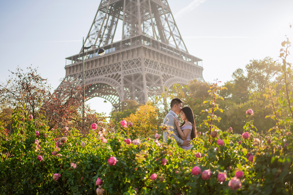 The concept of layering in couples photography